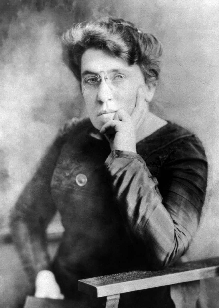 Emma Goldman, studio portrait