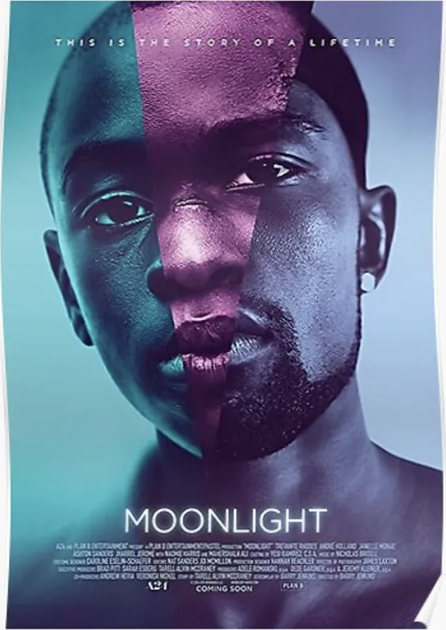 Moonlight film poster — This is the story of a lifetime